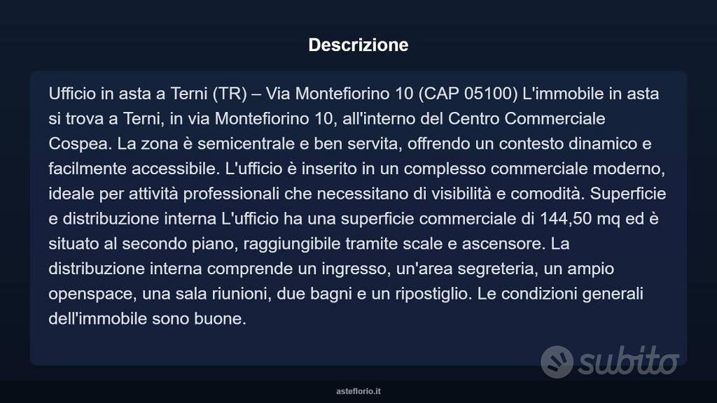Immobile in asta di 144 m² a Terni - Vista 3