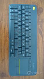LOGITECH K400 PLUS TASTIERA WIRELESS + mousepad