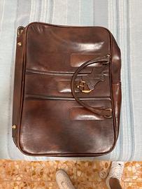 Borzone cuoio scozzese vintage