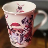 Tazza ceramica con cani