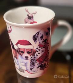Tazza ceramica con cani