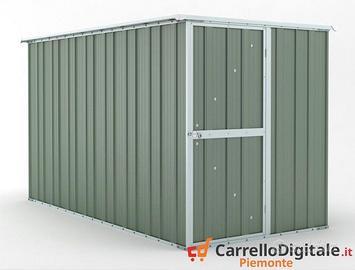deposito attrezzi box giardino 175x307 verde