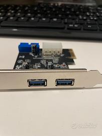 Scheda pcie con 2 usb 3.0