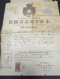 Passaporto italiano 1897
