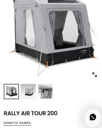 veranda caravan gonfiabile Dometic rally air 200