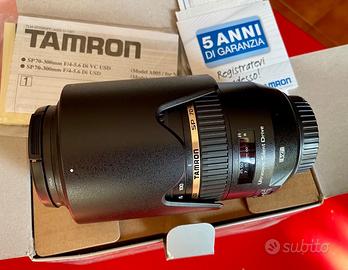 Obiettivo Tamron 70-300 F/4- 5.6 Di VC USD Canon