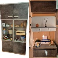 Armadio stile Wengè, Letto e Mobili Sala