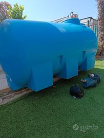 cisterna + pompa+ starter 