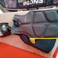 impact vest + elmetto