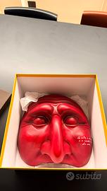 Maschera di Pulcinella in Terracotta- Macri’