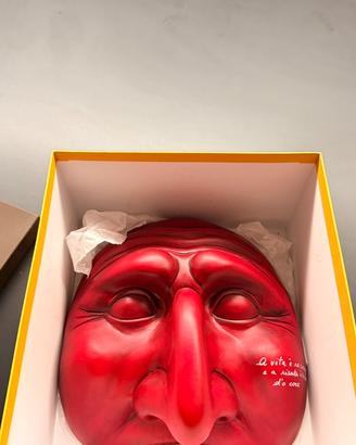 Maschera di Pulcinella in Terracotta- Macri’