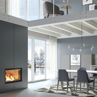 WIDRO H28 EVO TERMOCAMINO legna 28 Kw Edilkamin