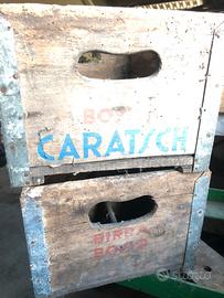 Cassette birra legno birrificio Bosio
