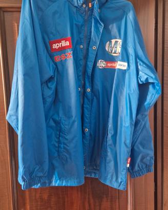 Giacca impermeabile leggera Aprilia Racing Azzurra