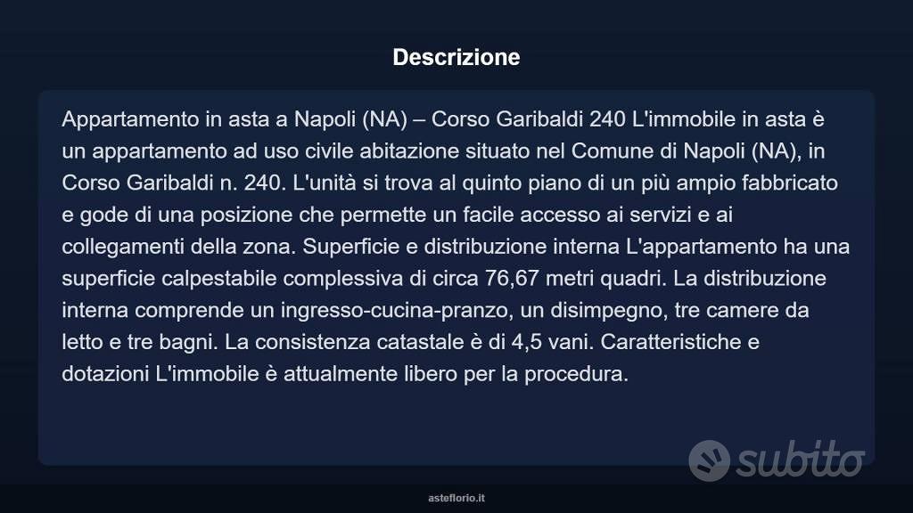 Appartamento – Napoli, Porta Capuana, Municipalità 4 - Vista 3