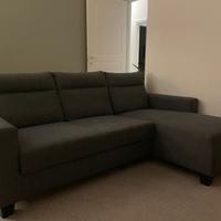 Divano ikea in tessuto grigio