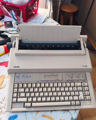 Macchina da scrivere elettrica Olivetti PT 506
