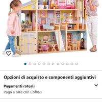 Casa Barbie bambole con garage e ascensore 136x133