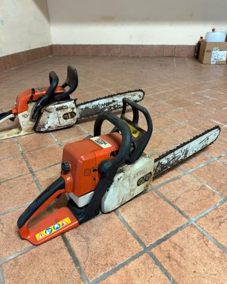 2 STIHL MOTOSEGHE E 1 TAGLIAERBA