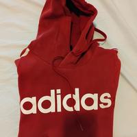 Felpa adidas taglia l usata color rosso