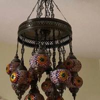 Lampadario turco a mosaico