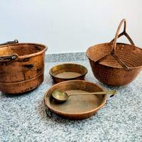 Set pentole rame vintage