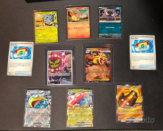 Lotto carte Pokemon ascesa eroica