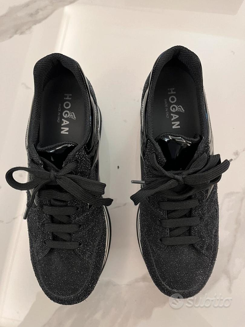 HOGAN REBEL レディーススニーカー ブラック Hogan Rebel Zip 2025 New Releases