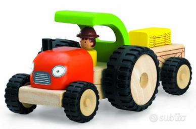 Trattorino di legno ecologico di Wonderworld