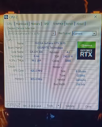 SCHEDA VIDEO NVIDIA GEOFORCE RTX 3070 TI 8GB AORUS