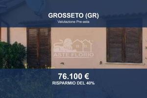 Immobile in asta di 101 m² con box auto a Grosseto