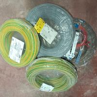 4 MATASSE (400 mt) FILO CAVO CORDINA FS17 2,5mmq