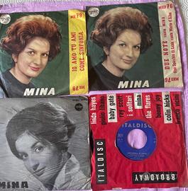 Quattro 45 giri di Mina, anni 59 60