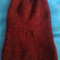 Cuffia/cappello ovs invernale rosso bordeaux
