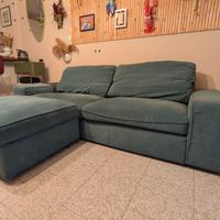 Divano Kivik Ikea+ Pouf contenitore 
