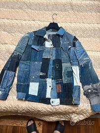 Giacca Denim Patchwork Reworked 1 of 1 - ITALIA 90