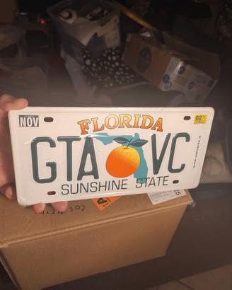 GTA VICE CITY TARGA EDIZIONE LIMITATA 2002