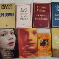 Libri Oriana Fallaci e Alberto Bevilacqua