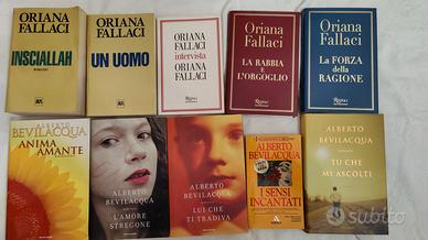 Libri Oriana Fallaci e Alberto Bevilacqua