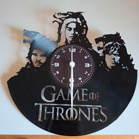 orologio da parete in vinile - Game of Thrones 