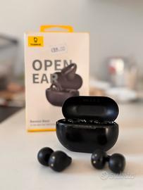 Cuffie Bluetooth Baseus Bass 15 Clip open-ear Neri