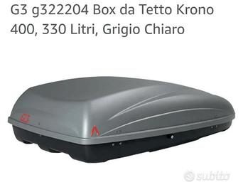 Box portaoggetti da tetto auto