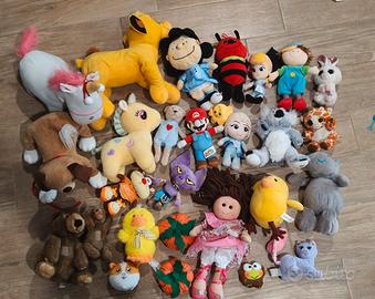 lotto vari peluche 