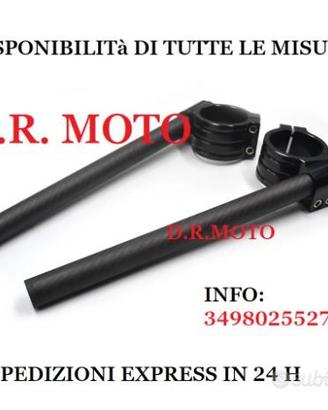 Semimanubri IN FIBRA DI carbonio semi manubri