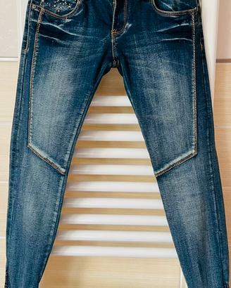Jeans strass donna tg s