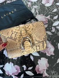 Borsa pitonata Ralph Lauren