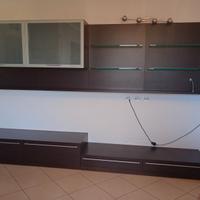 Soggiorno moderno, parete attrezzata