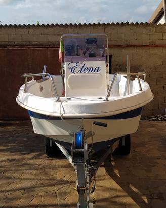Barca e Motore Honda 40