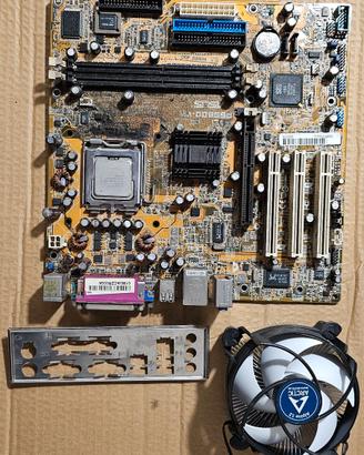 Scheda madre Asus P5S800-VM + CPU Intel Pentium