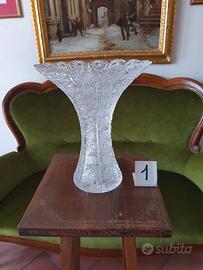 vaso cristallo di Boemia